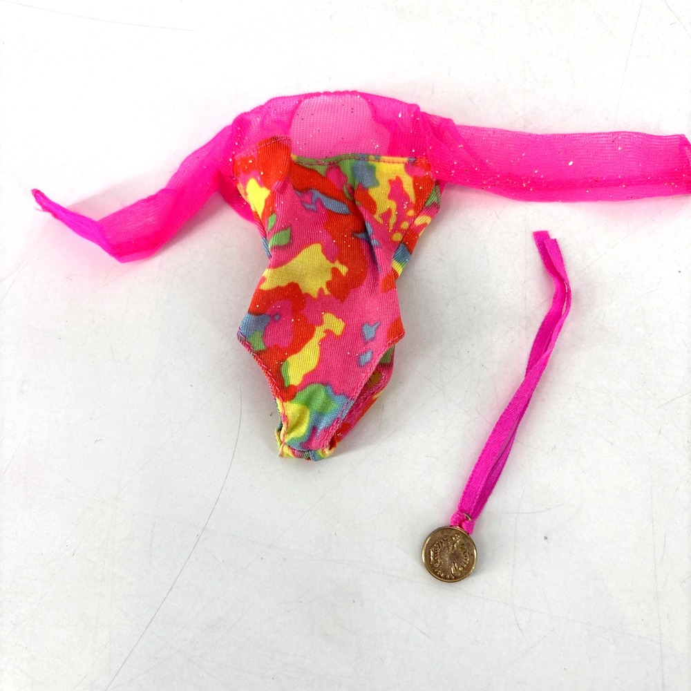 1993 Barbie Gymnast Pink Gym Outfit #12127 &‎ Gold Medal VTG